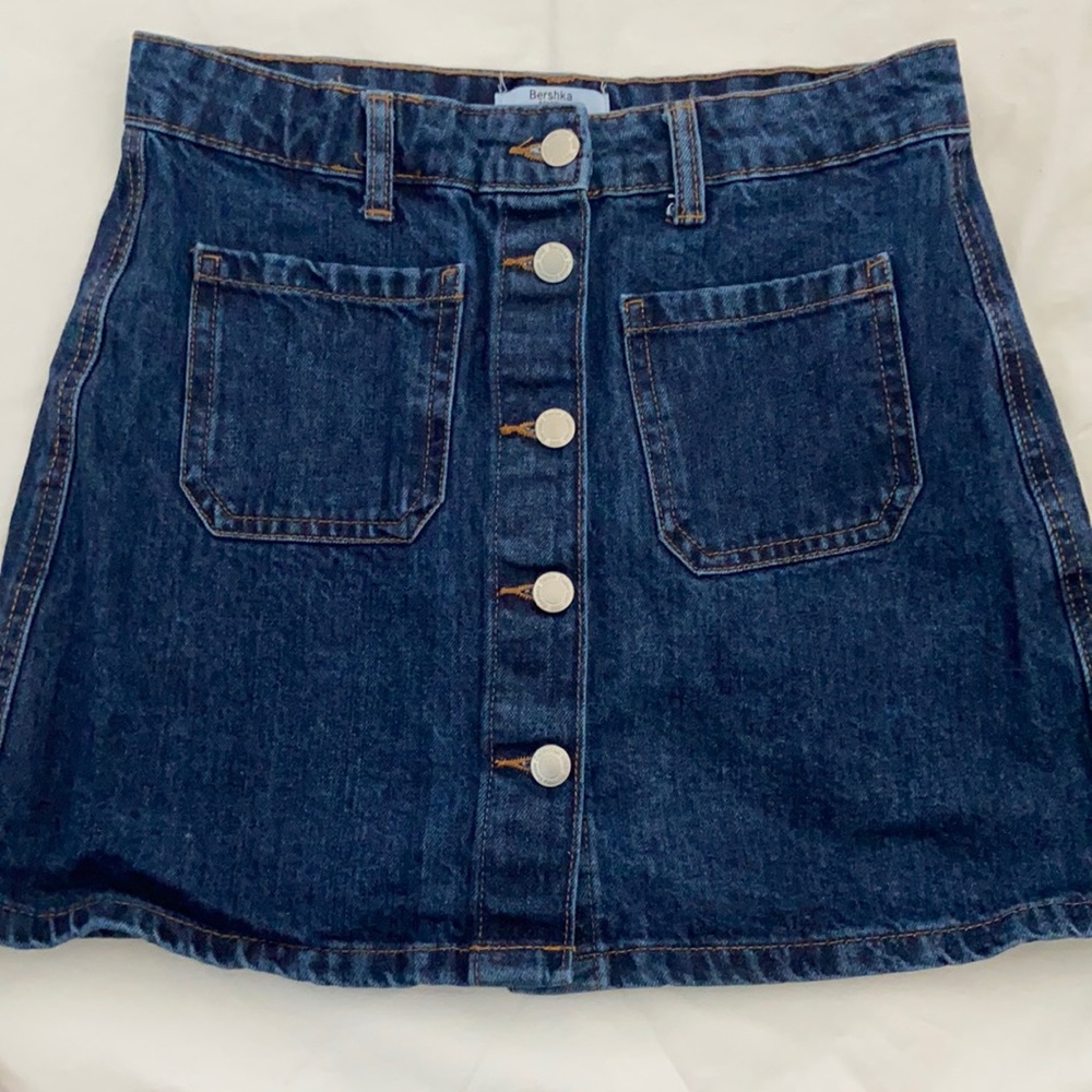 Bershka denim skirt